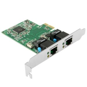 PCI-Express Dual Gigabit Ethernet-controller kaartadapter 2-poorts RJ45 10/100/1000 BASE-T (IO-PCE8111-2GLAN)